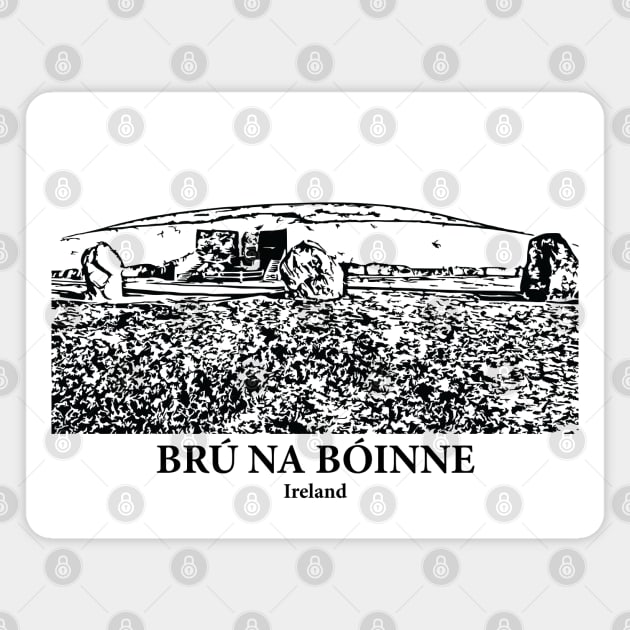Brú na Bóinne - Ireland Magnet by Lakeric